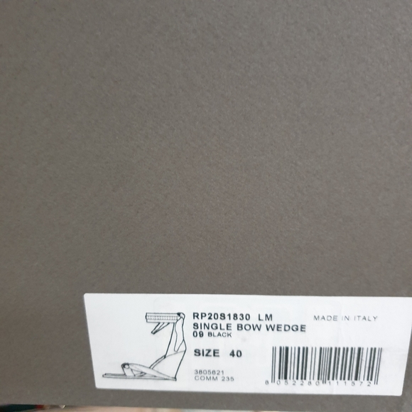 Rick Owens Single Bow Wedge leather - Picture 9 of 10